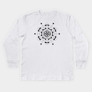 sacred geometry Kids Long Sleeve T-Shirt